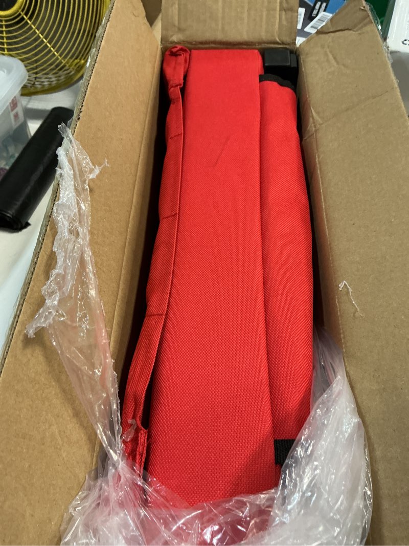 Condition photo showing Good Condition for sport beats stadium seats with back support bleacher chairs with back and cushion thick padded bleacher seats includes shoulder strap red 1pc standard standard red 1