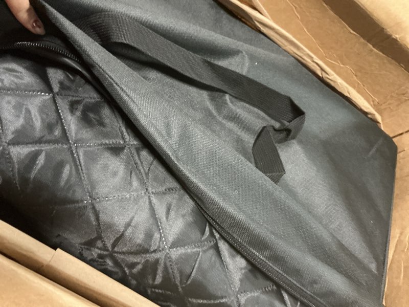 Condition photo showing As Is for Dog Car Seat Cover, 600D Heavy Durable Dog Seat Cover for Back Seat, 100% Waterproof Scratch Proof Nonslip Dog Hammock for Car with Side Flap, Pet Back Seat Covers for Car with Seatbelt Black Black Standard (53.9*57.9 )