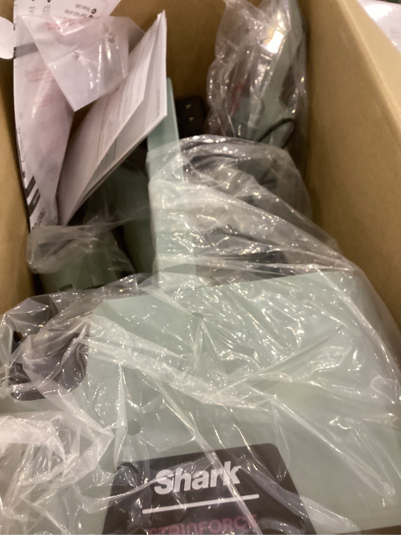 Condition photo showing As Is for Shark StainForce Cordless Portable Spot, Stain, & Odor Remover System for Carpets, Area Rugs, Upholstery, Stairs, with Storage Caddy, Accessories, and Full-Size Cleaning Solution, HX101 (NEW)