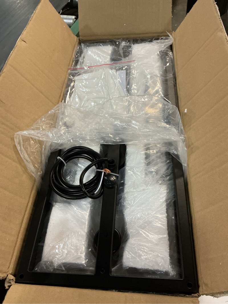 Condition photo showing Good Condition for lanhall dining room light fixture 4 light black farmhouse chandelier modern kitchen island pendant lighting rectangular hanging lights for kitchen dining room adjustable height metal e26 base black 4-light