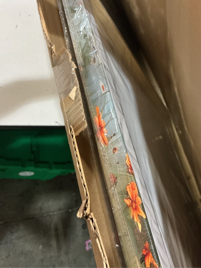 Condition photo showing New/Like New for hyidecorart large canvas wall art for living room wall decor bedroom vintage farmhouse wildflower wall painting office decorations nature landscape picture artwork aesthetic home decor ready to hang 60"l x 30"w rural scenery