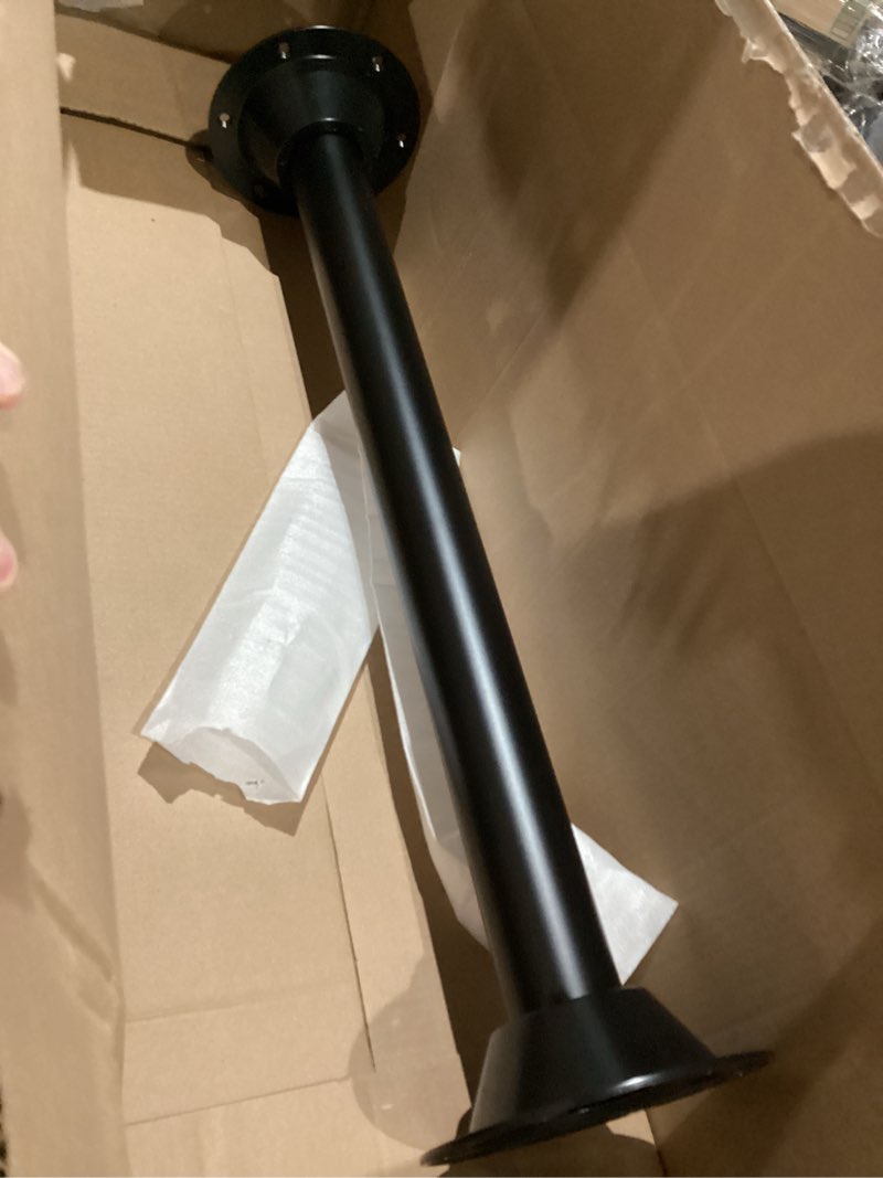 Manufacturers' Select ITC RV Table Leg System. 1 Complete SurFit 29" Leg Set, Black, Surface Mount with Aluminum Floor and Table Base