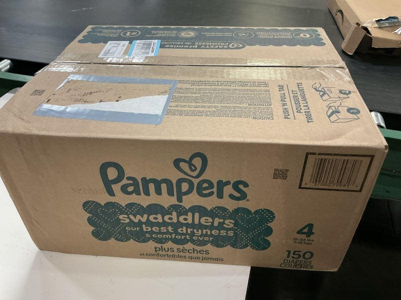 Condition photo showing New/Like New for pampers swaddlers diapers size 4  150 count (select for more options)