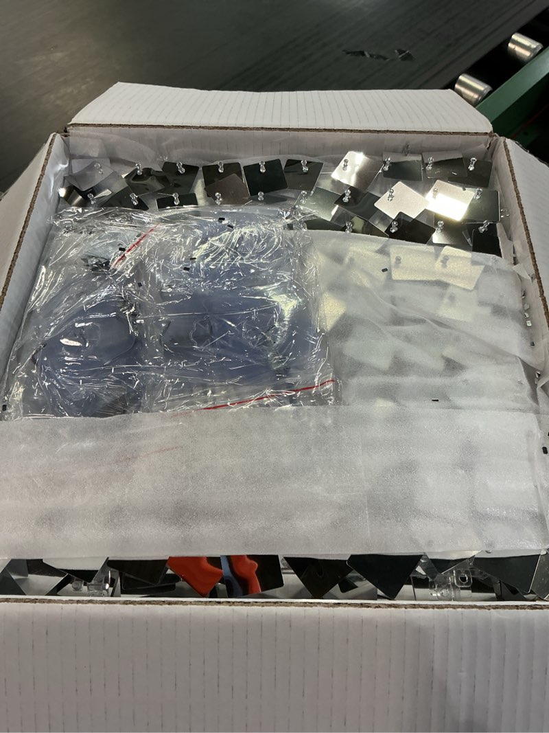 Condition photo showing Good Condition for cokaobe silver shimmer wall backdrop, 30pcs square sequin shimmer backdrop panel, sequin backdrops for birthday, anniversary, wedding, graduation & bachelorette party decoration silver 30pcs