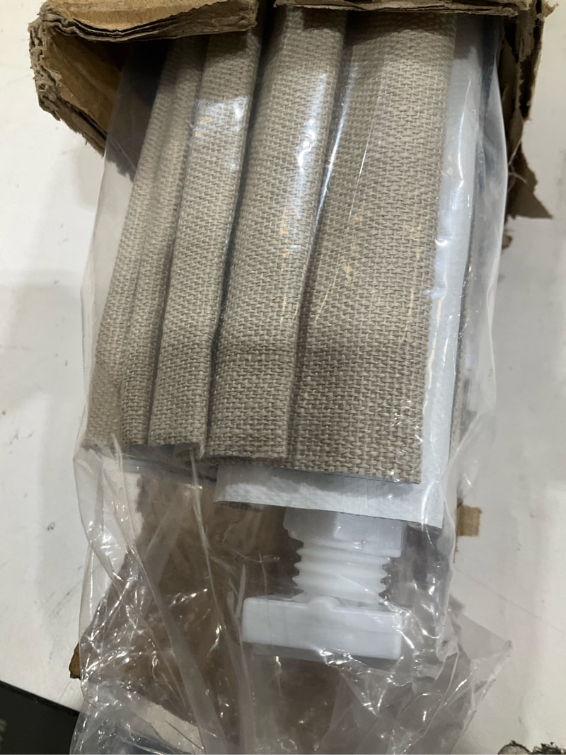 Condition photo showing Good Condition for 100% blackout no tools no drill cordless roman shades for windows, size 34 1/4" w × 60" h (for windows 34.5" w × 60" h) blackout - beige blackout - beige 34.5" w × 60" h