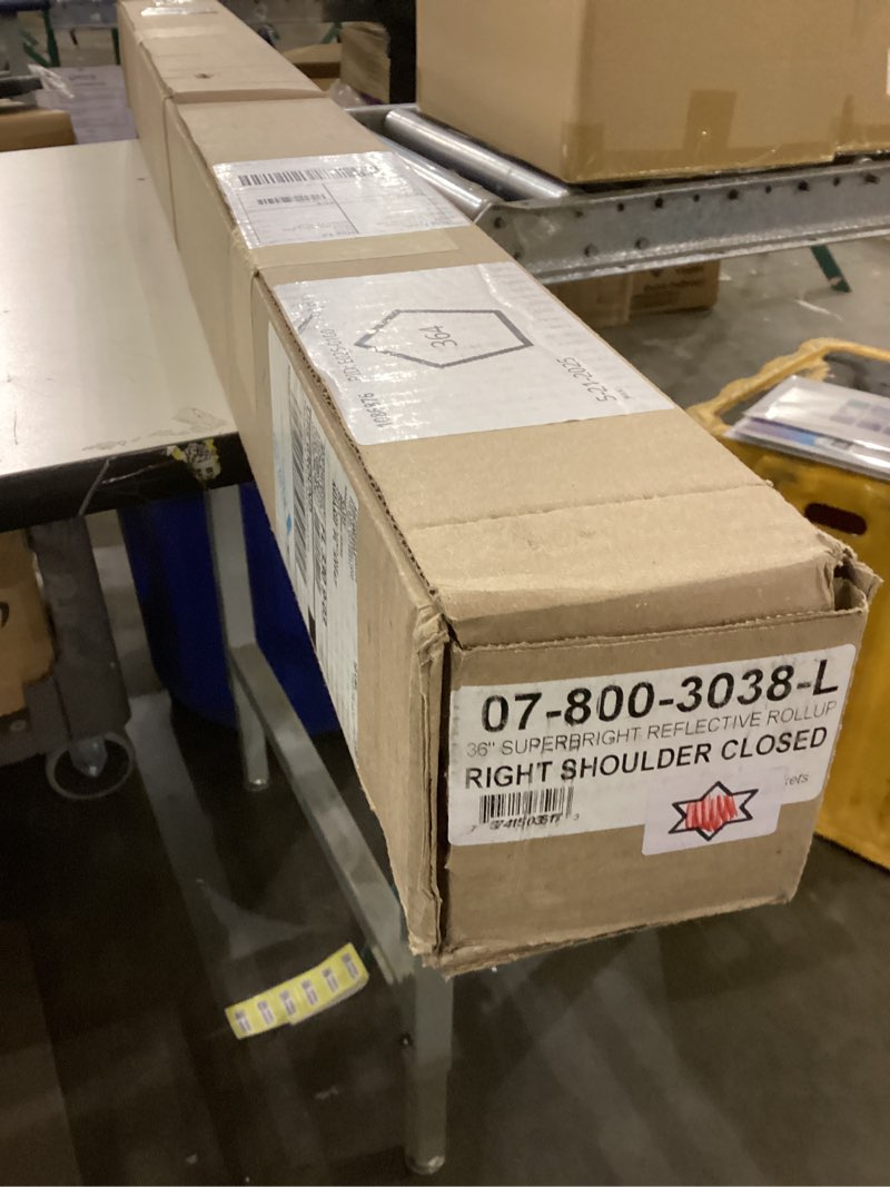 Condition photo showing New/Like New for Roll-Up Sign-36" Superbright-Right Shoulder Closed