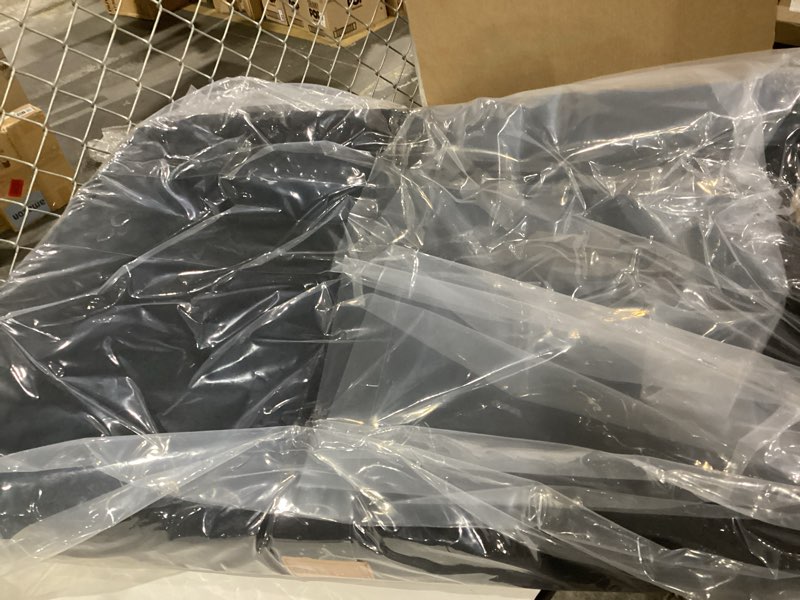 Condition photo showing New/Like New for Patas Lague Orthopedic Jumbo Dog Bed for Extra Large Dogs 56''X40'', Waterproof L Bolster Pet Sofa Beds with Removable Washable Cover, Soft Comfortable Pet Couch Crate Mat with Nonskid Bottom, Black JUMBO:56x40x3.5 IN Black