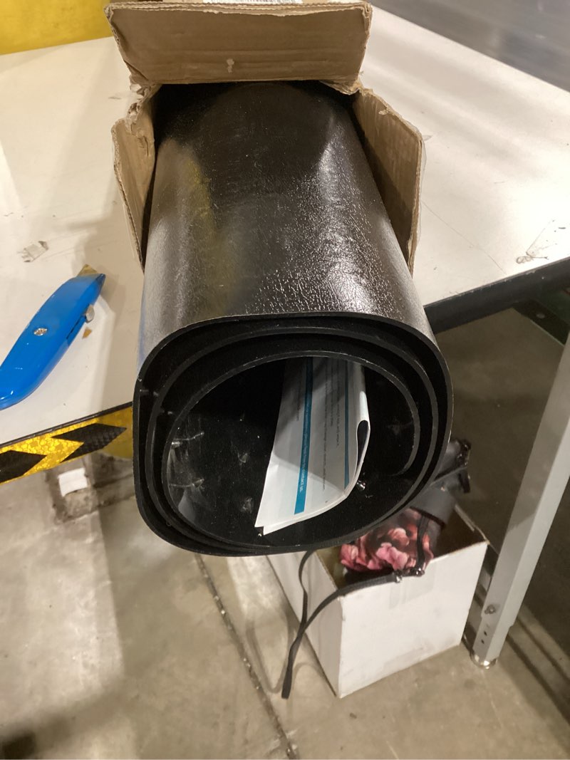 Condition photo showing Good Condition for Large Office Chair Mat for Carpet, 36"x 48" Anti-Slip Waterproof Desk Chair Mat for Rolling Chairs, Heavy Duty Vinyl Computer Floor Protector, Easy Glide Floor Mat for Work, Home Office, Gaming 36"x48" (for carpet) Black