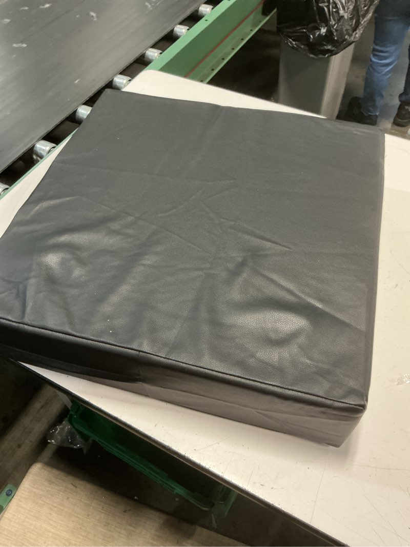 Condition photo showing As Is for deep pressure relief memory foam wheelchair cushion seat pad waterproof cover