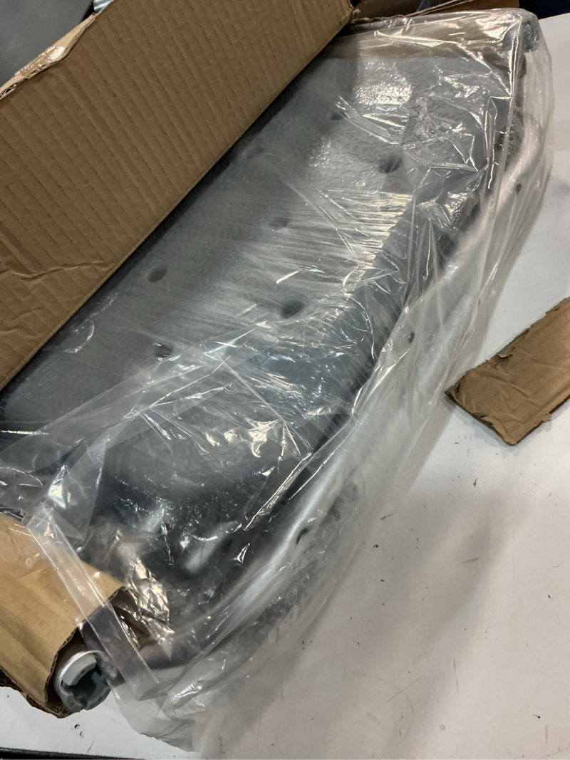 Condition photo showing Good Condition for medline shower chair with backrest and padded armrests - 350 lb. capacity, bath bench, seat, stool for independent adult, seniors, elderly & disabled patients grey