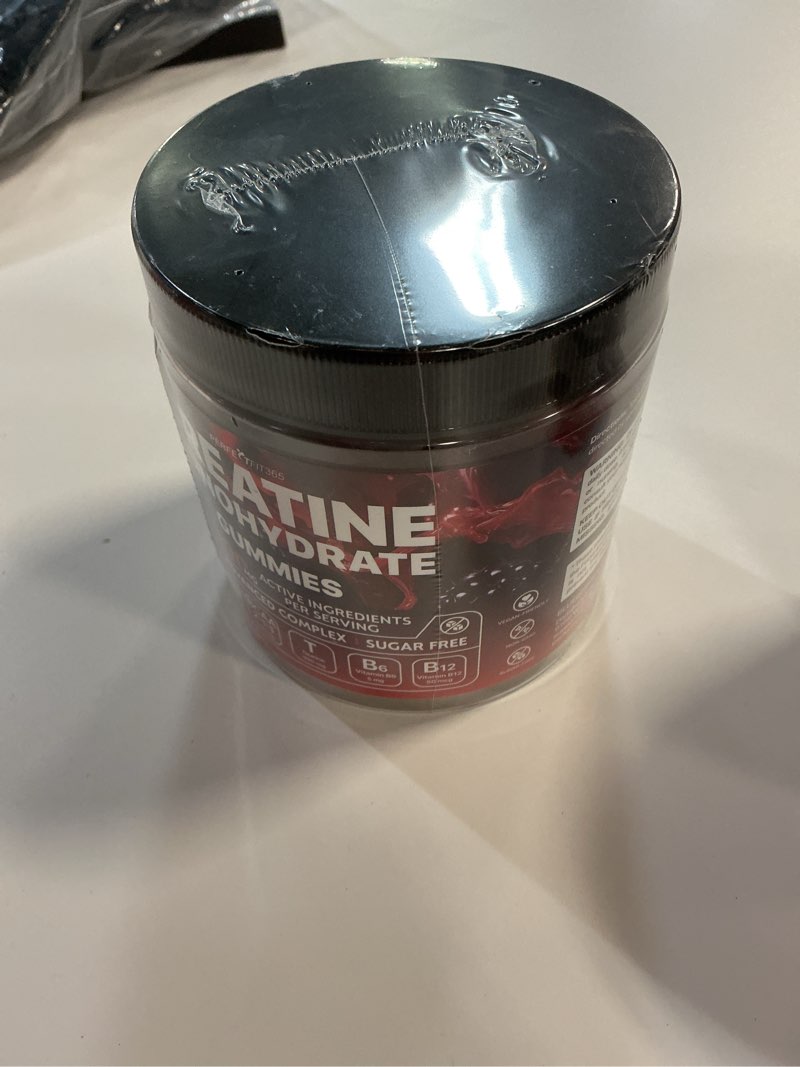 (Exp: 02/02/2027) Creatine Monohydrate Gummies Complex 8000mg with L-Carnitine & Taurine, Flavored Creatine for Women 