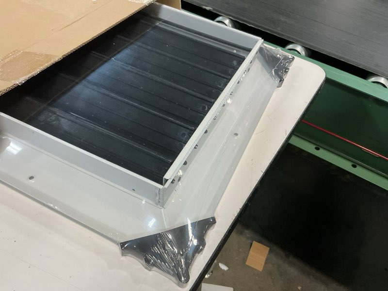 Condition photo showing Good Condition for fits 12x12 duct opening 2 way aluminum square ceiling diffuser by handua | register vent cover grille for ceiling | rust proof | white | outer dimensions: 13.75" x 13.75" 1 12" x 12" duct size