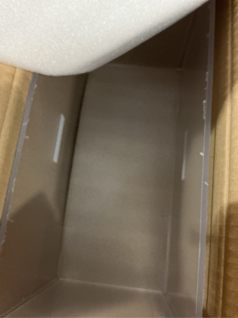 Condition photo showing New/Like New for 2 pcs 14 inch large acrylic risers display stands 5 mm thick acrylic shelf riser showcase for collectibles jewelry cupcakes food figures perfume cabinet (clear) 14 inch, 5 mm clear