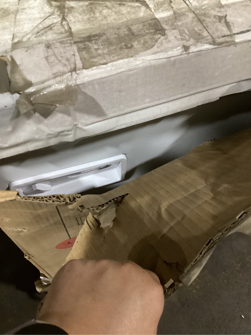 Condition photo showing As Is for frigidaire 7.0 cu. ft. chest freezer  efrf7003  white