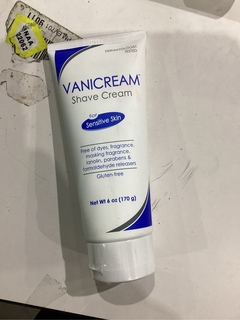 Condition photo showing New/Like New for Vanicream Shave Cream For Sensitive Skin 6 oz (pack of 3)