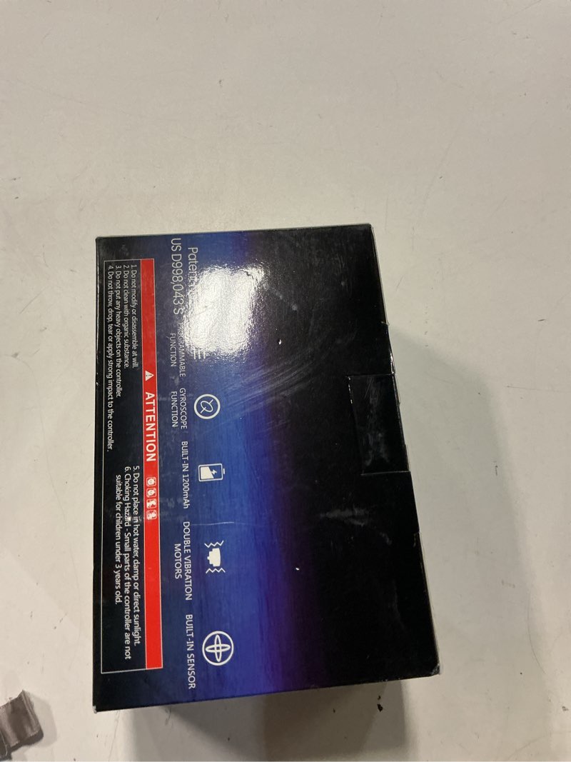 Condition photo showing New/Like New for ugame for luna controller, game control for pc fire stick playstation 4 steam phone tablet tv with back paddles turbo 1200mah battery, ultimate ymir purple wireless controllers