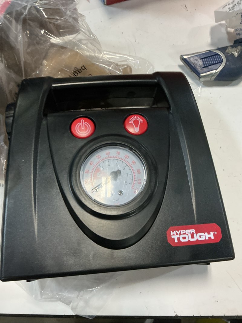 Condition photo showing Good Condition for hyper tough dc12v standard tire inflator & tire pump