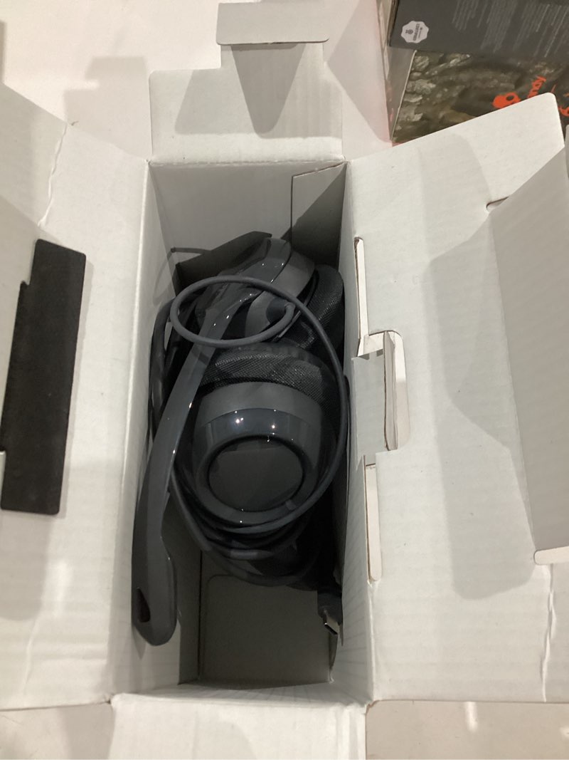 Condition photo showing Good Condition for Logitech H391 Wired Headset for PC/Laptop, Stereo Headphones with Noise Canceling Microphone, USB-C, in-Line Controls, Works with Chromebook - Graphite USB-C Graphite 1 Pack