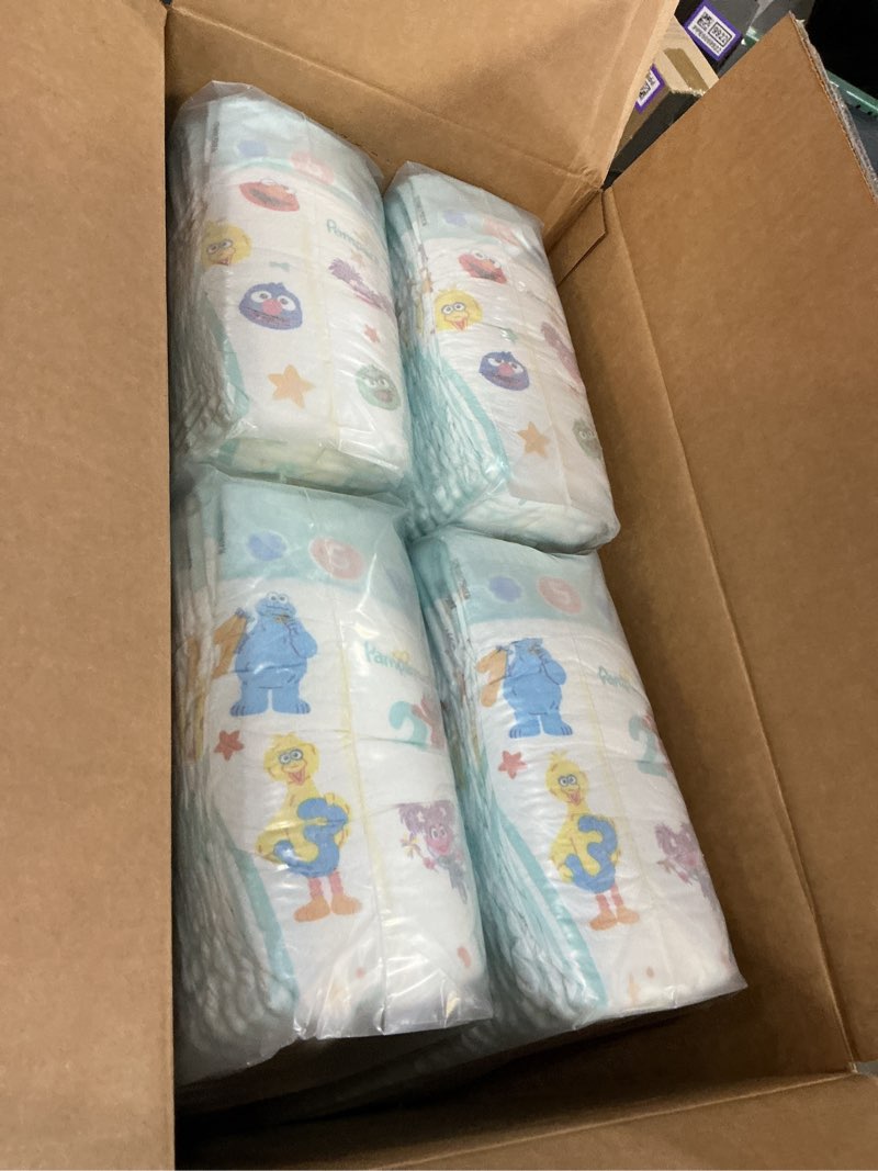 Condition photo showing New/Like New for Pampers Diapers - Baby Dry - Size 5, 164 Count, Absorbent Disposable Infant Diaper (Packaging May Vary) Size 5 164
