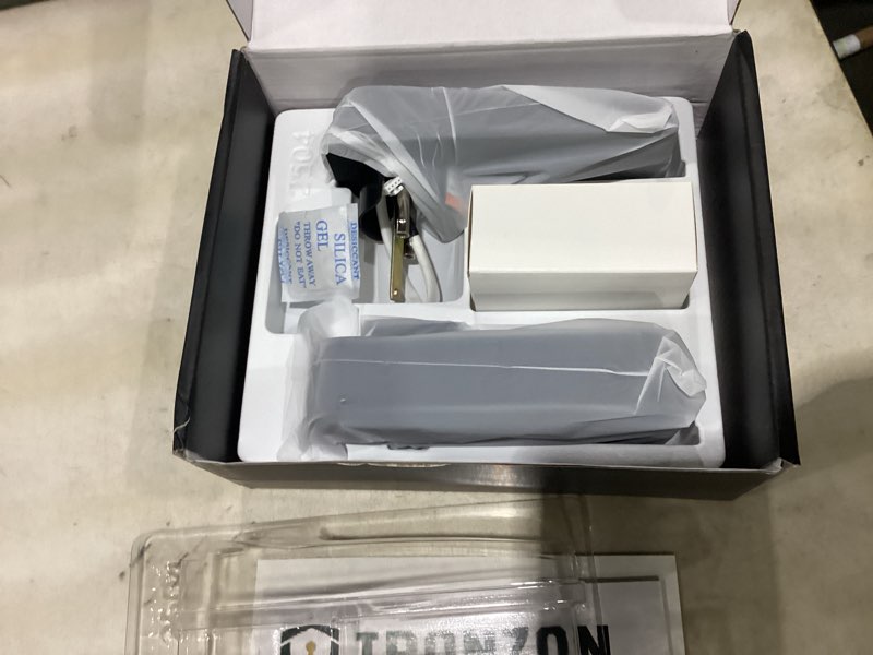 Condition photo showing As Is for ironzon smart deadbolt lock, fingerprint door lock for front door, 5-in-1 keyless entry door lock, touchscreen keypad, app control, 4 ic cards, auto lock, easy diy installation, 2026 upgrade