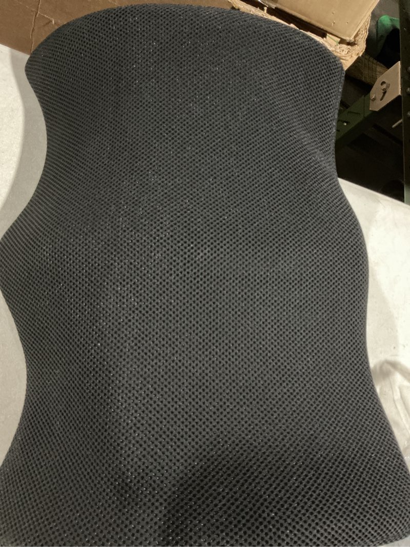 Condition photo showing As Is for Mind Reader Memory Foam Ergonomic Lower Back Cushion Office Chair Support