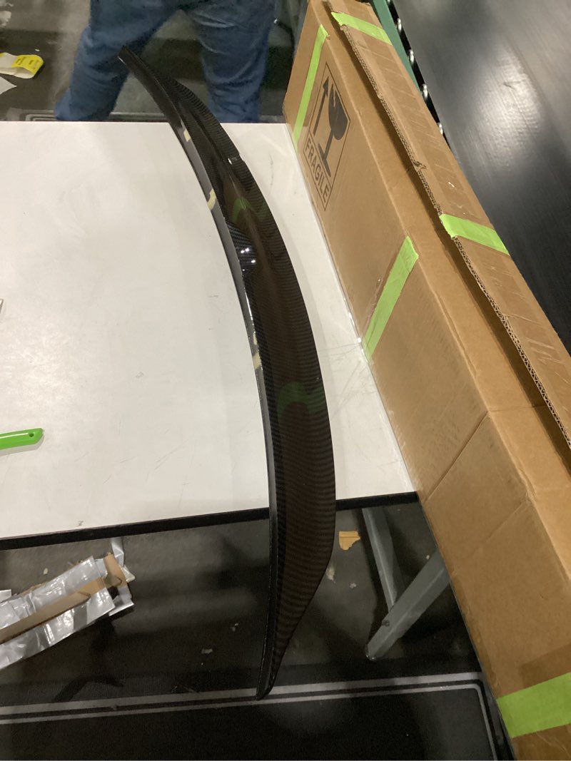 Rear spoiler, unknown make/model