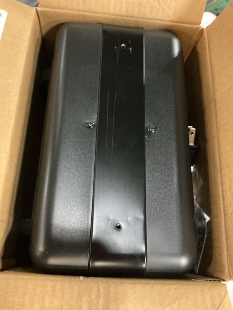 Condition photo showing As Is for hyper tough new 1500w milkhouse utility heater