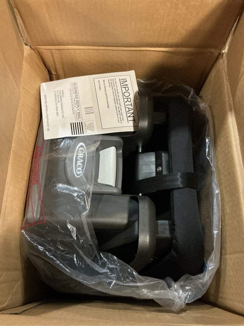 Condition photo showing New/Like New for graco snugride lite lx infant car seat, lightweight rear-facing seat for babies 4–30 lb, 4-position adjustable base, latch installation & protectplus engineered, studio