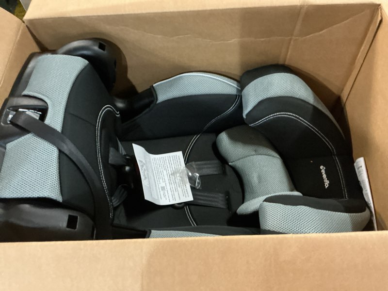 Condition photo showing Good Condition for evenflo chase lx harnessed booster car seat (jameson gray) new evenflo chase lx harnessed booster car seat