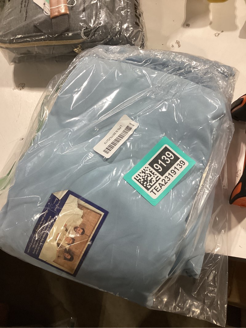 Condition photo showing Good Condition for extra deep queen sheet set - 6 piece breathable and cooling sheets - hotel luxury bedding for women, men, kids & teens - easy secure fit - soft, wrinkle free & comfy - extra deep pockets - light blue 21 - baby blue queen