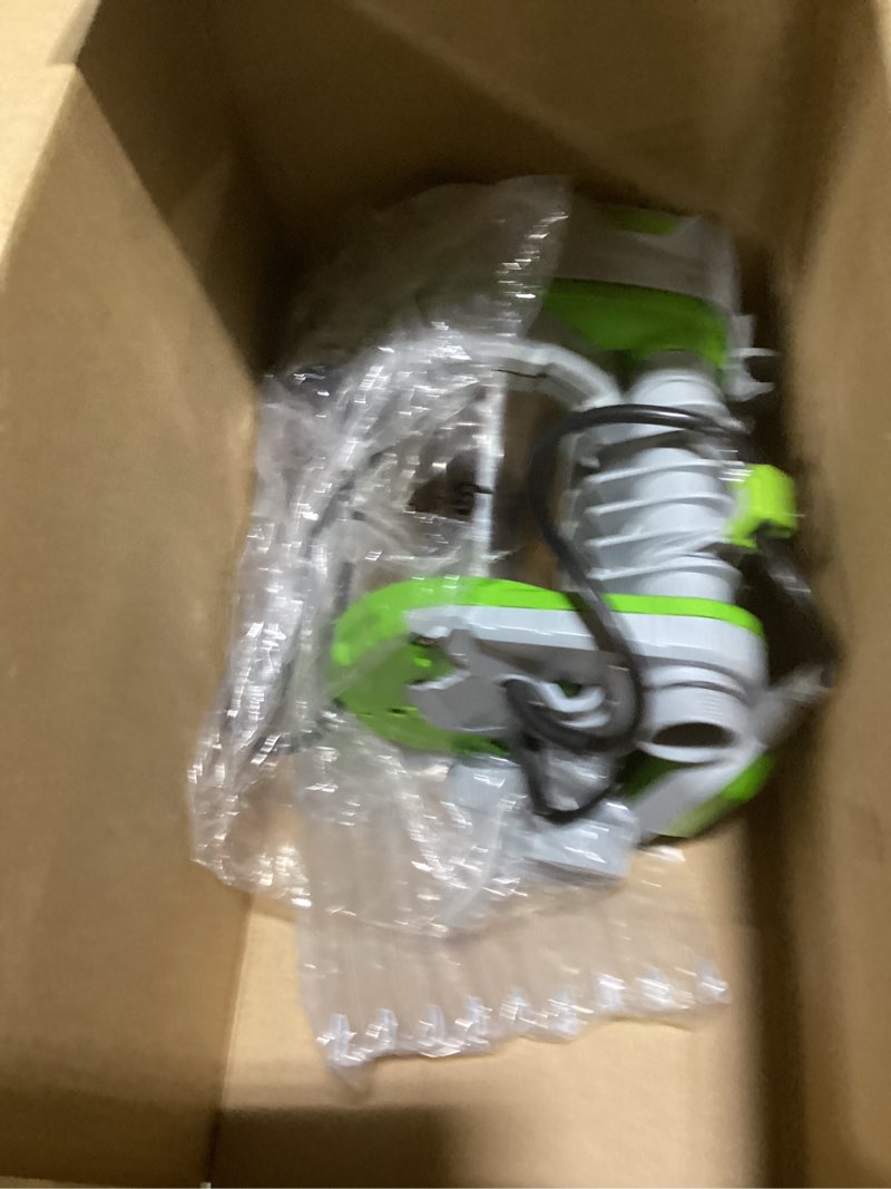 Condition photo showing Good Condition for Green Expert Submersible Sump Pump, 1.5HP 5500GPH Effluent/Sewage Pump for Dirty Water, Auto/Manual Tethered Float, Adjustable Intake Base, 25ft Cord, Solids up to 0.8in, Basement Pit Drainage