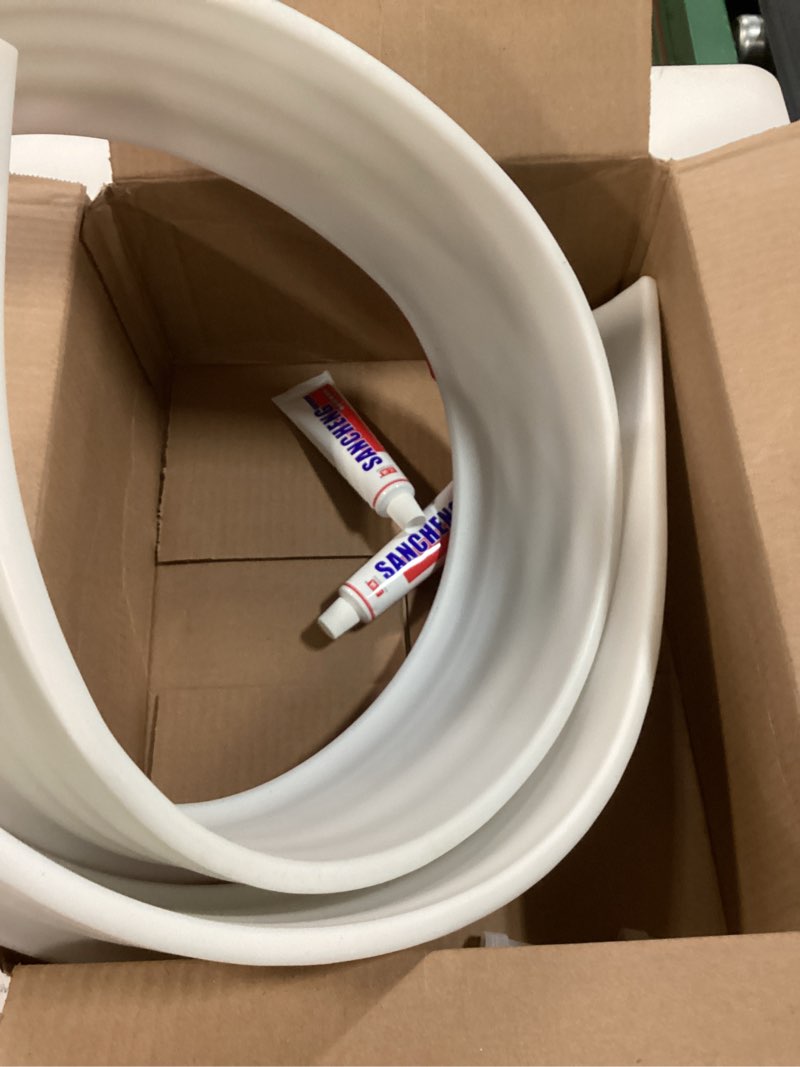 Condition photo showing Good Condition for 3.8'' High Shower Threshold Water Dam Collapsible 70IN Shower Water Splash Guard for Shower Water Blocker for Wet and Dry Separation Bathroom and Kitchen (70 Inch)