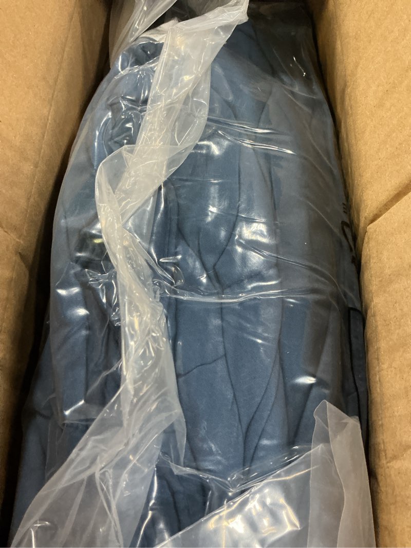 Condition photo showing Good Condition for cohome full size cooling comforter, all-season quilted down alternative duvet insert, luxury hotel breathable gentlesoft comforter with anti-clump tech & 8 tab - reversible - navy blue 82"x86" full navy blue