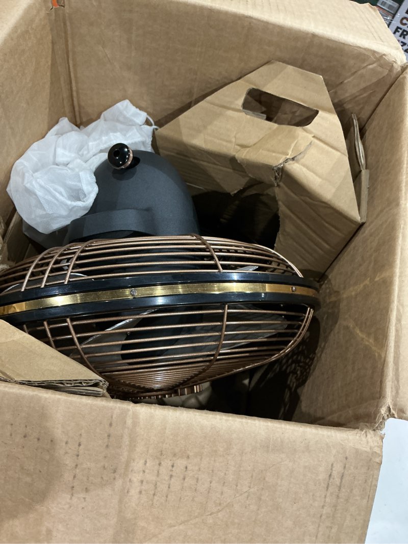 Condition photo showing Good Condition for vornado silver swan alchemy oscillating vintage fan, gunmetal, medium gunmetal medium