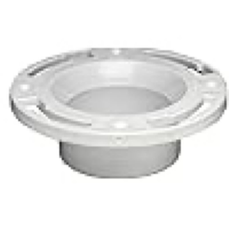 oatey 3 in. pvc closet flange with plastic ring without test cap