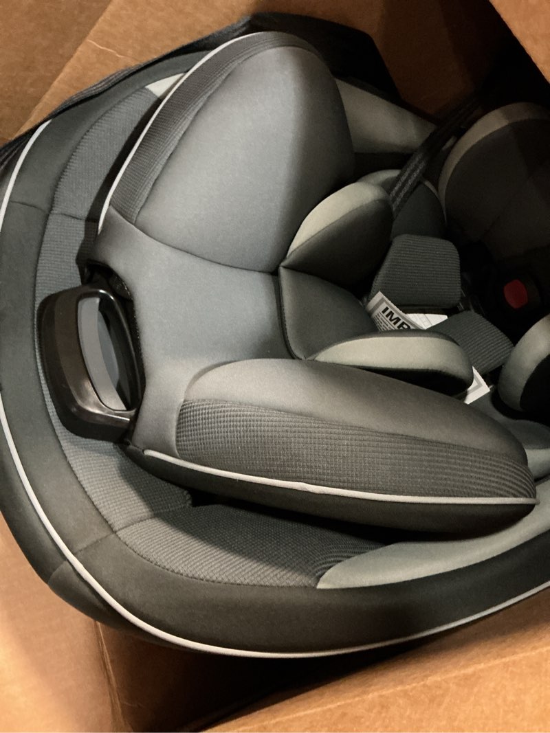 Condition photo showing Good Condition for safety 1st grow and go all-in-one slim convertible car seat, rear facing, 5-40 lbs, forward facing (30–65 lbs), high back booster seat 40-100 pounds, iron frost iron frost original