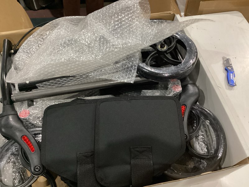 Condition photo showing Good Condition for Walkers with Seat for Seniors, Foldable Rollator Walker with Seat, Lightweight Rolling Walker, Dual Height Adjustment, Ergonomic Arc Seat & 6.5" Ultra Backrest, 8" Big Wheels for All Terrain Metallic Gray