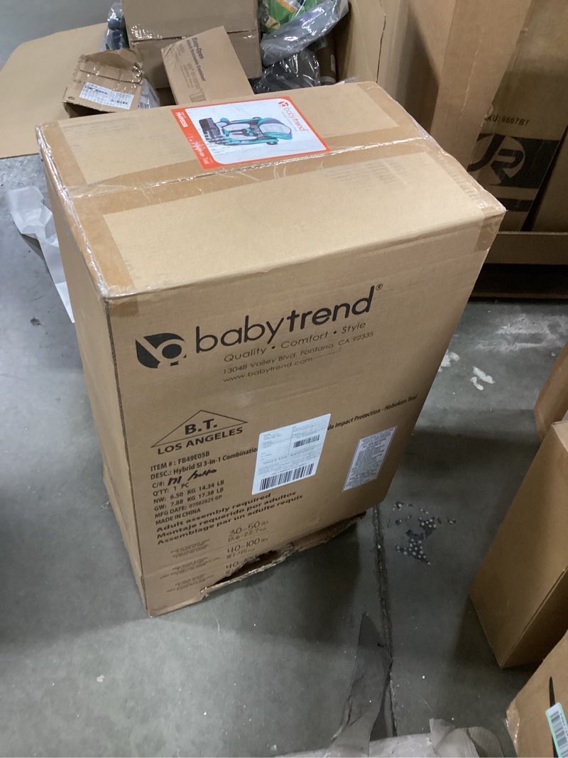 Condition photo showing New/Like New for Baby Trend Hybrid SI 3-in-1 Combination Booster Car Seat with Side Impact Protection, Hoboken Teal