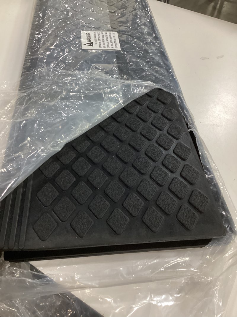 Condition photo showing Good Condition for Rubber Stair Treads Non-Slip Outdoor 35”x10” (5-Pack) – Anti-Slip Step Mat with Nosing 35" X 10" 5