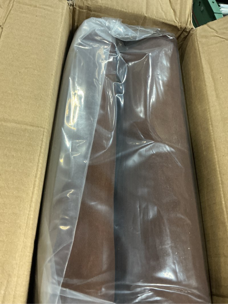 Condition photo showing New/Like New for slashome 10'x12' outdoor gazebo curtains waterproof, brown universal replacement curtain 4-panels, sidewalls with zipper for garden, patio, yard (only curtains) brown 120"w x 144"l (pack of 4)