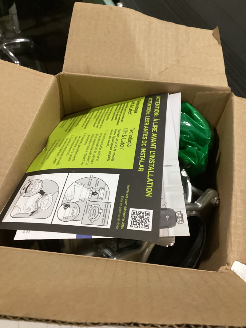 Condition photo showing As Is for insinkerator badger 5xl continuous feed 1/2-hp septic safe non-corded garbage disposal