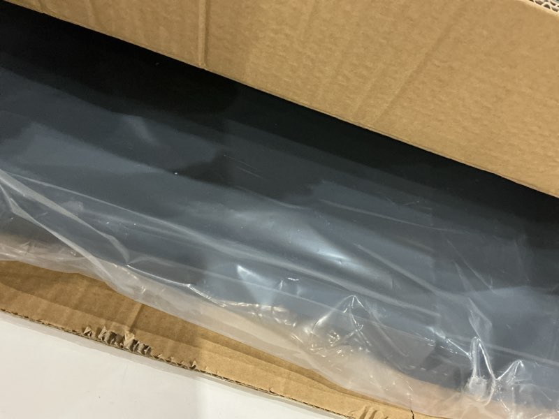 Condition photo showing As Is for rear fairing panel left side fit for freightliner cascadia 2008-2020 black plastic