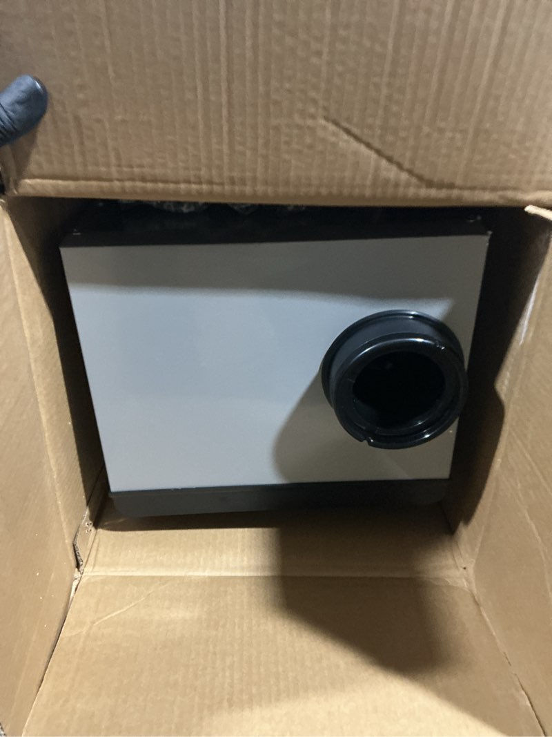 Condition photo showing As Is for 100lbs/24h commercial ice maker machine, dual water inlet under counter or freestanding ice machine, 36 cubes/cycle with 22lbs storage for home, bar, restaurant, coffee shop