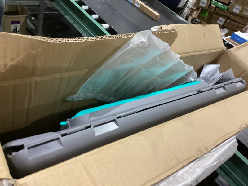 Condition photo showing Good Condition for SportPet X-Large Hard-Sided Travel Cat Carrier - Cat Carrier with Patented Wide Side-Opening Door, Foldable Portable Pet Carrier for Cats & Small Pets up to 35lbs - Dark Gray/Teal XL carrier