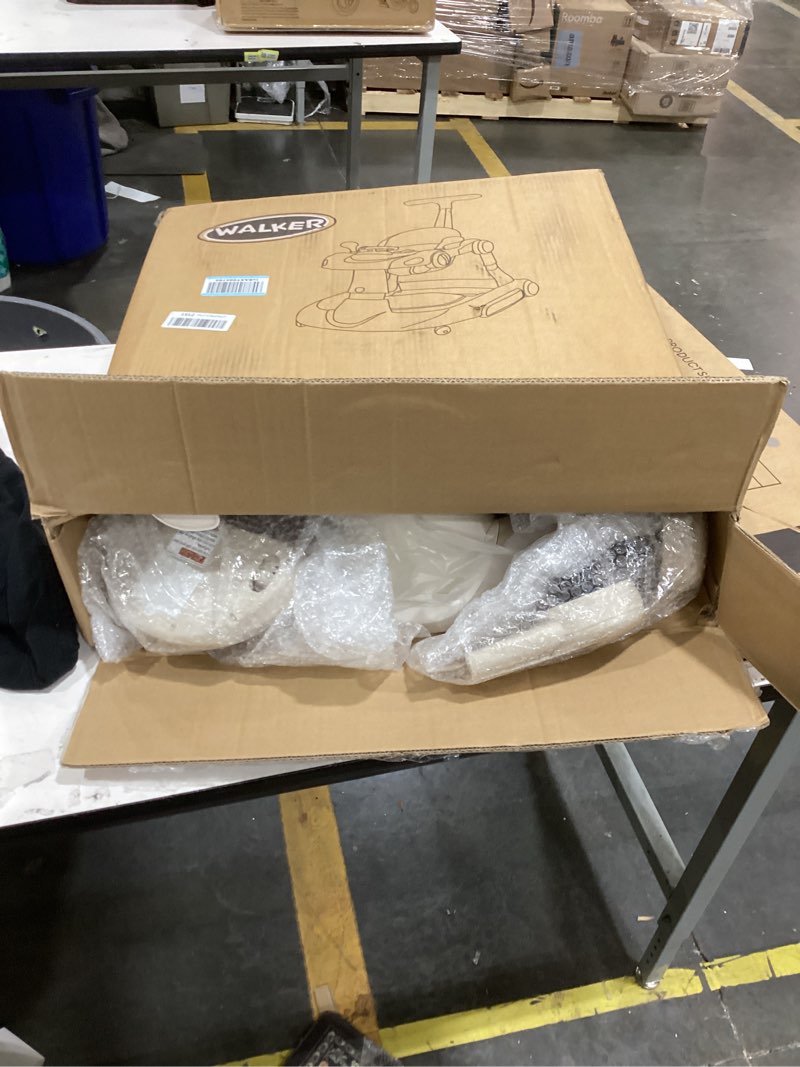 baby walker with wheels, 5-in-1 foldable infant toddler walker for boys girls 6-18 month, music walk