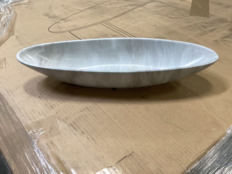 Grey decorative bowls set of 2 16” & 22” 