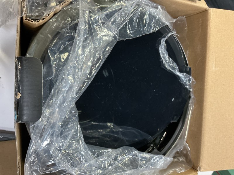Condition photo showing As Is for oxo 3107300 steel ice bucket and tongs set
