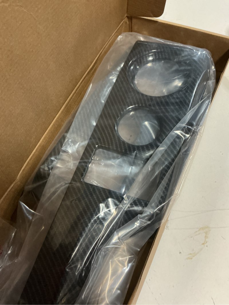 Condition photo showing New/Like New for rt-tcz carbon fiber center console dashboard outlet vent panel cover trim decoration interior accessories for ford f150 raptor 2009-2014