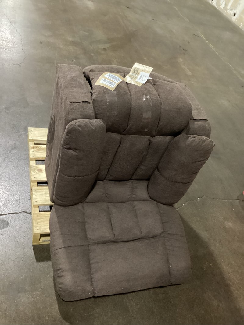 Condition photo showing Good Condition for (similar to)inzoy massage swivel rocker recliner with heat and vibration, manual rocking recliner chair with vibrating massage, comfy padded overstuffed soft fabric heated recliner (brown)