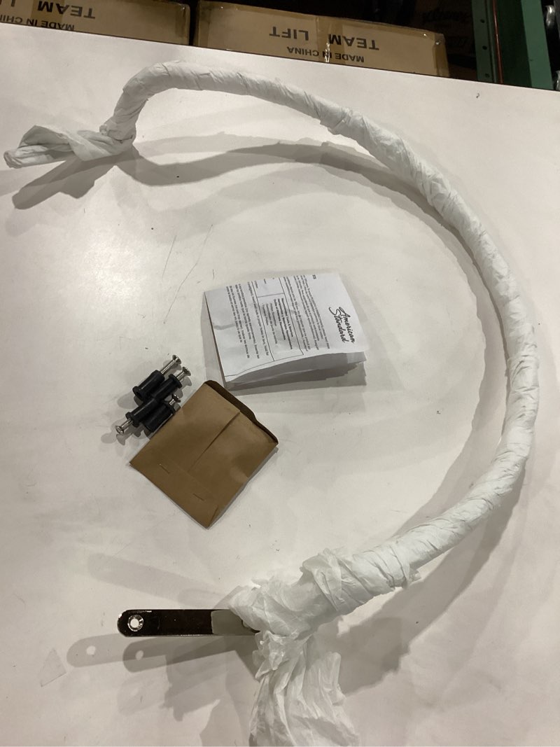 Condition photo showing New/Like New for American Standard 3520.000.295 Ravenna Integral Towel Bar, Satin Nickel, 19.31" Length x 21.25" Width x 4.37" Height